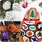 River Rocks for Painting 35 Pcs Large 2-3 Inch Flat Smooth Painting Stones - Image 6