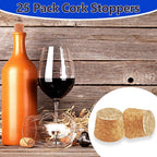 25Pack Tapered Cork Stoppers 1.1 in H x 1.34 in Top x 1 in Bottom - Image 3
