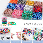 300Pcs Silicone Beads 9mm Mix Color, Bulk Silicone Beads 9mm - Image 4