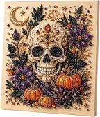 POETRYDRAW Halloween Decor Sugar Skull Pearl Art Kit by POETRYDRAW