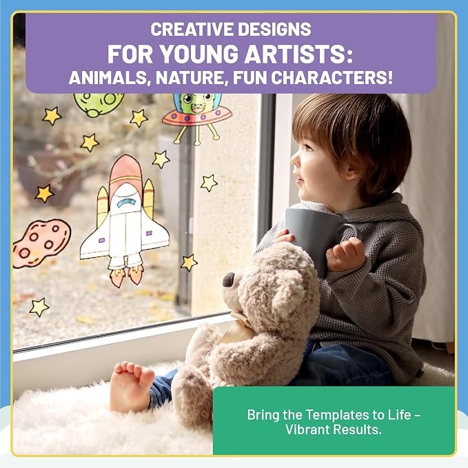 Window Cling Paint Set - Image 3
