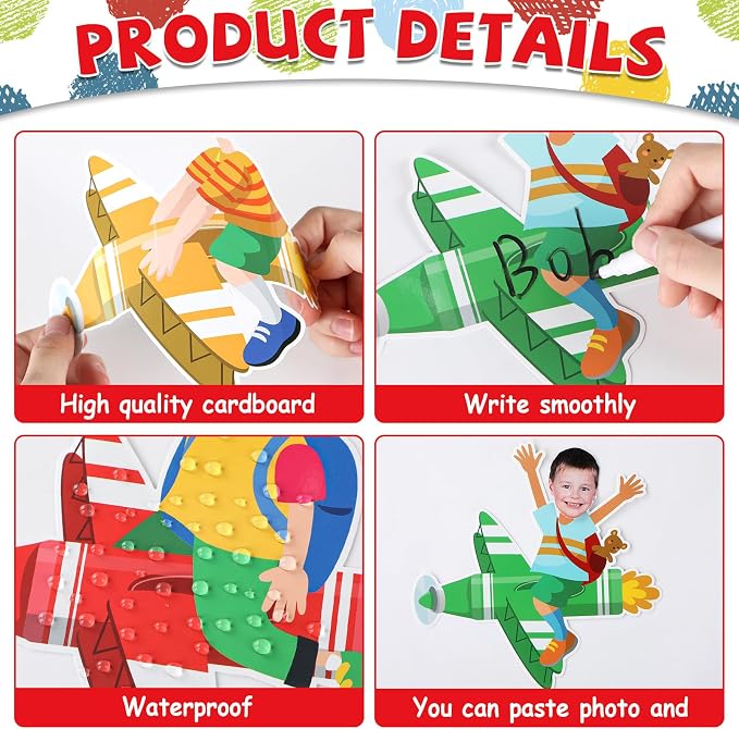 gisgfim 80Pcs Crayon Cutouts Back to School Decoration Bulletin Board Colorful - Image 3