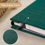 potricher Large Photo Album Self Adhesive 3x5 4x6 5x7 8x10 10x12 Pictures Linen - Image 5