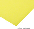 uxcell Light Yellow Shiny EVA Foam Sheets 12 x 8 Inch 2mm Thick - Image 3