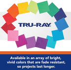 Tru-Ray Construction Paper 9x12" Warm Color Assortment - Image 4