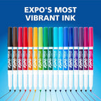 EXPO Dry Erase Markers, Low Odor Ink, Fine Tip, Essential Supplies - Image 9