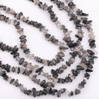 200 Pcs Black Rutilated Quartz Chip Beads - Image 7