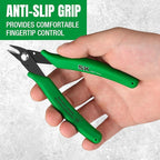 SK 2-Piece Precision Flush Cutters Pliers Set, 5-Inch Mini Wire Cutters & - Image 6