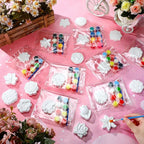 JellyArch 20 Set Flower DIY Painting Kit Ceramic to Paint Your Own Statues - Image 4