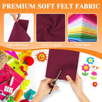IONTACH 9" X 12" Soft Felt Sheets 1.6mm Thick | Felt Fabric - Image 4
