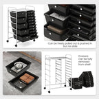 BECOMFORT 15-Drawer Rolling Cart - Image 5