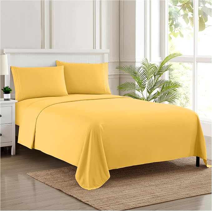 Twin XL Sheets - Breathable Luxury Sheets - 1800 Supreme Collection Extra Soft by SweetHomeCollection
