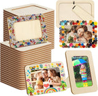 RYKOMO 42 Pack DIY Wooden Picture Frames, Unfinished Solid Wood Photo Picture by RYKOMO