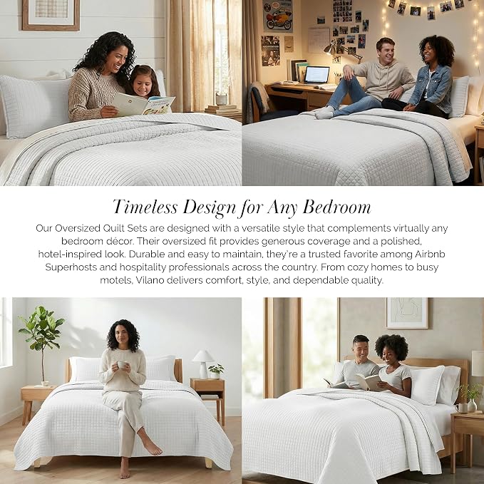Southshore Fine Living, Inc. XL Twin Quilt Set, Microfiber Quilted Bedspread - Image 7