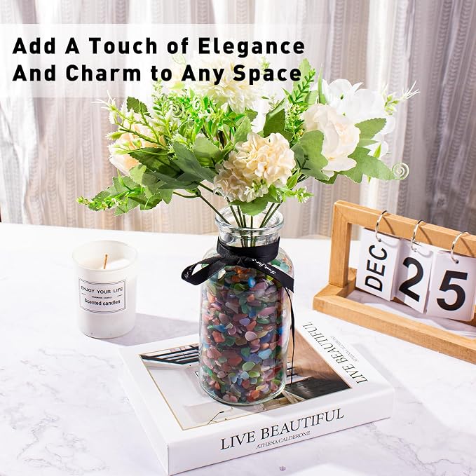 0.5 Lb/230g Multicolor Cat Eye Stones Pebbles Polished Aquarium Rocks Gravel - Image 3