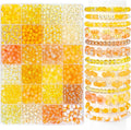 1200PCS 6mm Glass Beads for Bracelets, Round Glass Beads for Friendship by Sistenia