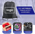 BeeGreen Black Maroon Drawstring Backpack Bags Bulk 2 Pack X-Large 22.4" L x - Image 4