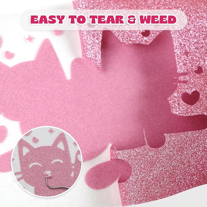 Glitter Pink HTV - Image 4
