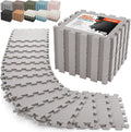AIRHOP 18 PCS Gym Floor Mat, EVA Foam Puzzle Gym Mat, High-Density Interlocking by Airhop