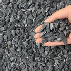 FANTIAN 2lbs Black Gravel, 3/8 Inch Black Stones. Decorative Black Rocks by FANTIAN-GardeningMakesLifeBetter
