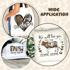 Tintnut Brown Cowhide Heat Transfer Vinyl, easy cut & weed, stretch washable - Image 5