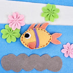 12 Rolls 8"x35" 1.4mm Thick Soft Felt Fabric Sheet 12 Assorted Rainbow Series - Image 5