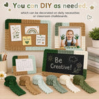 6 Rolls 40 Ft Ruffled Bulletin Board Borders Back to School Classroom Decor - Image 4