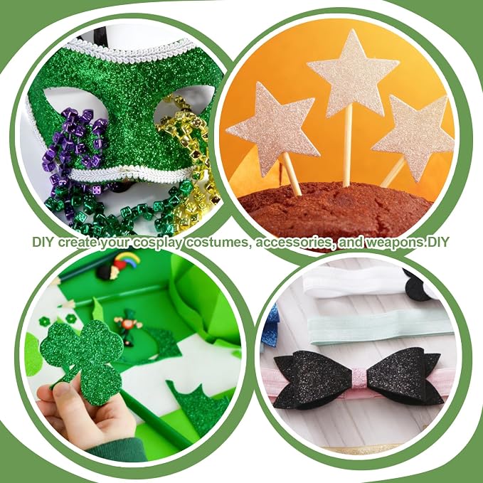 10 Pcs Craft Foam Sheet Roll in 10 Colors 39"x13" Colorful EVA Foam Sheet - Image 6