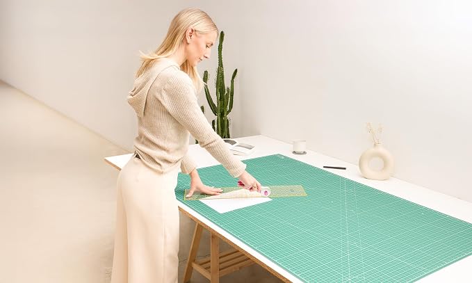 Elan Cutting Mat 36x60 Green, Extra Large Self Healing Cutting Mat 36 x 60 Inch - Image 6
