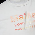 Tie Dye Heat Transfer Vinyl 12 x 10 Inch, Rainbow Color Patterned HTV Transfer - Image 7