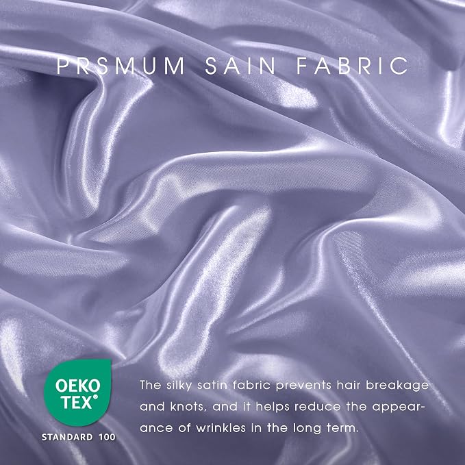 FreshCulture Satin Sheets Twin XL Bed Set - Image 5