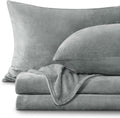 BEDELITE Flannel Sheets King Size Grey by BEDELITE