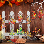 WinnerWhy 36 Sets Maple Diamond Painting Ornaments DIY Gem Window Art Sun - Image 5