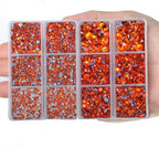 10000Pcs 2-Boxes Mixed Size Hot Fix Round Crystals Gems Glass Stones Hotfix - Image 4