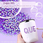 4000PCS 5mm Resin Jelly Rhinestones in Bulk, Bedazzling Flatback Crystals - Image 4