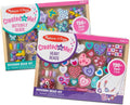 Melissa & Doug Sweet Hearts and Butterfly Friends Bead Set of 2-250+ Wooden by Unknown