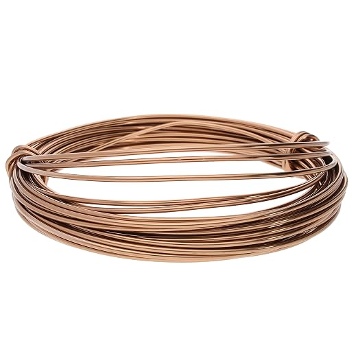 The Beadsmith Anodized Aluminum Wire – 12 Gauge – 39 feet – Light Copper Color - Image 2