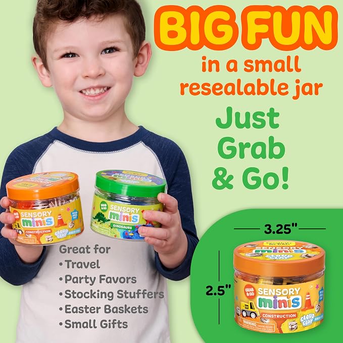 Creativity for Kids Sensory Minis Construction Kit | Cloud Clay Sensory Toy - Image 8