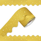 70Ft Shine Bulletin Board Borders，Scalloped Poster Boards Decorations Trim by Unknown