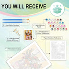 Paint by Numbers Kit for Adults, Sneakers DIY Painting Kit, 16x20 Inch | Flower - Image 4