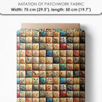 Gnome Patchwork Cotton Fabric Panel – 6 Designs 10×10 inch + Bonus Patchwork - Image 6