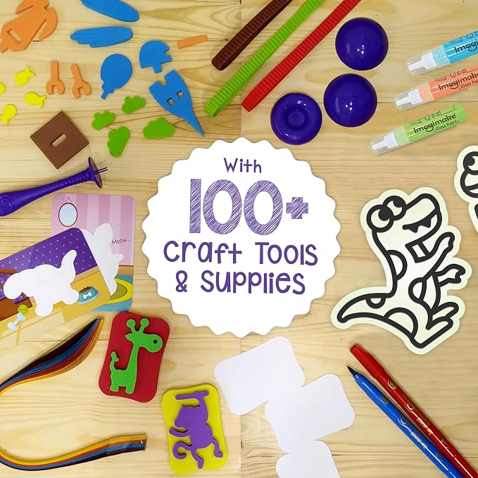 Imagimake 5-in-1 Awesome Craft Kit | Includes 15+ Projects | Crafts - Image 3