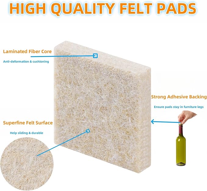 Furnigear Felt Furniture Pads - Image 4