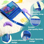 MUYIZI Mesh Beach Bag for Collecting Shells 3 Pack, Shell Bags for Beach - Image 5