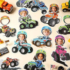 60pcs Automobile Theme DIY Cutouts Racing Car Bulletin Board Decorations Set - Image 4