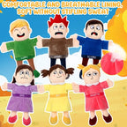 Lenwen 6 Pcs Feelings Hand Puppets - Image 5