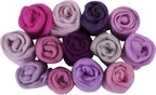 14 Types of Purple Wool 2.47oz, Suitable by Unknown