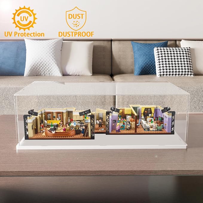 Acrylic Large Display Case for Lego The Friends Apartments 10292, Oracle Red - Image 4