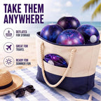 Realspring 12 Pack 8 Inch Galaxy Beach Balls – Space Themed Pool Toys - Image 7