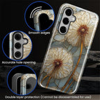 for Samsung Galaxy S25 FE Case, Dandelion Stained Glass Pattern Glossy 2 in 1 - Image 7